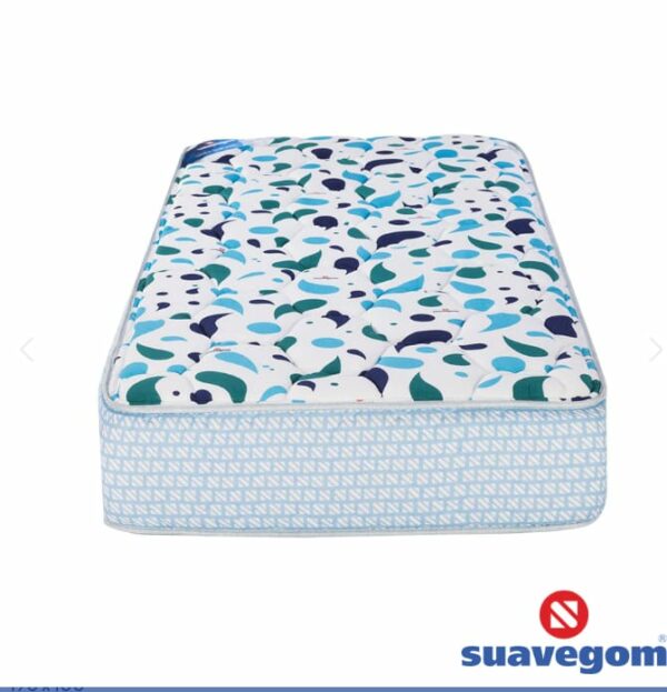 SUAVEGOM COMFORT 100*190*23 APTO 80K ESPUMA DE POLIURETANO MATELASSEADO EN TELA SABANA